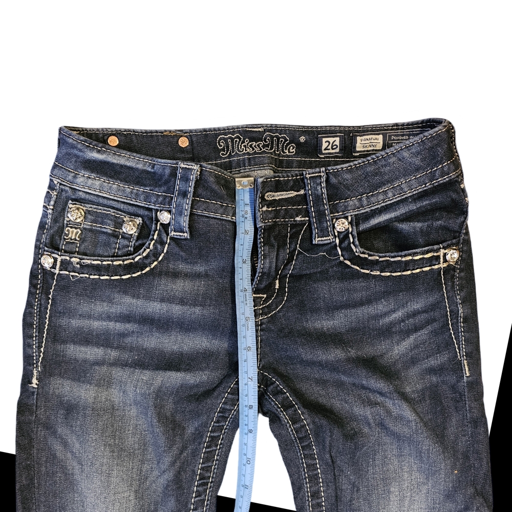 Womens Blue Denim Jeans - Picture 5 of 6